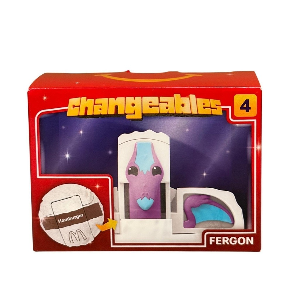 Mcdonald's Changeables Happy Meal Toy New #4 Fergon